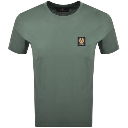 Belstaff Logo T Shirt Green | Mainline Menswear x